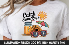 Catch Some Rays Sunflower Jar Clipart Product Image 1