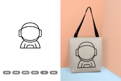 Astronaut Doodle SVG &amp; Clipart Product Image 1