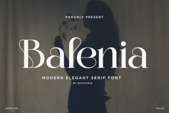 Balenia - Modern Elegant Serif Font Product Image 1