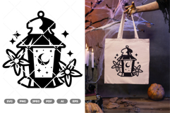 Celestial Lantern SVG &amp; Clipart Product Image 1