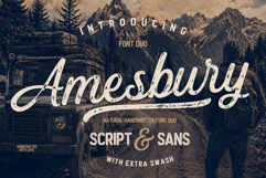 Amesbury font duo Product Image 1