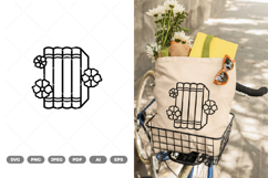 Books with Flowers SVG &amp; Clipart Product Image 1