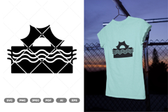 Sunset Icon SVG &amp; Clipart Product Image 1