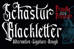 Schastur - Blackletter Font Product Image 1