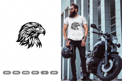 Hawk Head SVG &amp; Clipart Product Image 1
