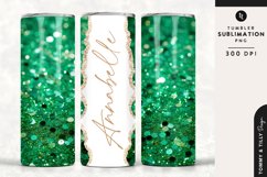 Personalised Name Tumbler Wrap PNG Sublimation | Glitter Product Image 1