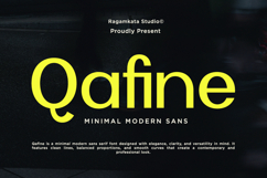 Qafine Minimal Modern Sans Product Image 1