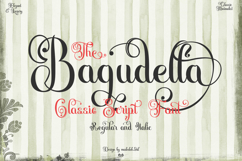 Bagundella Classic Script Product Image 1