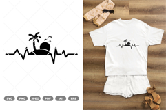 Summer Heartbeat SVG &amp; Clipart Product Image 1