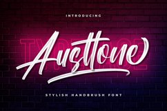 Austtone - Brush Font Product Image 1
