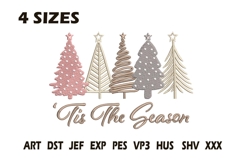 ’Tis The Season Christmas Tree Embroidery Product Image 1
