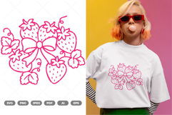 Strawberry SVG &amp; Clipart Product Image 1