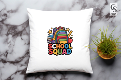 Kindergarten Crew Crayon Clipart Sublimation PNG Product Image 3