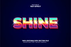 Shine 3D Text Effect, Editable Text Style Product Image 1