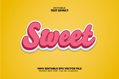 Sweet 3D Text Effect, Editable Text Style Product Image 1