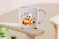 Koala Hugging Pumpkin Clipart Product Image 4