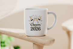 Cheers to 2026 Sparkler Celebration Clipart Product Image 4