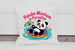 Panda-Monium in Paradise Pool Toy Clipart Product Image 2