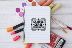 Campus Chaos Coordinator SVG PNG Product Image 3
