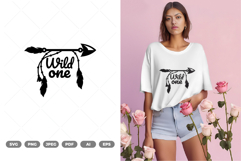 Wild One SVG &amp; Clipart Product Image 1