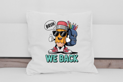Funny Book Cartoon Back to Class Clipart PNG Product Image 2