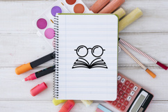 Book Glasses Icon SVG PNG Product Image 2