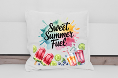 Sweet Summer Fuel Fruit Popsicle Clipart Product Image 2