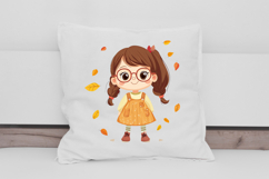 Autumn Gnome with Acorns Clipart Product Image 2