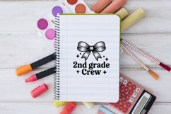 2nd Grade Crew Bow SVG PNG Product Image 2