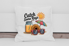 Catch Some Rays Sunflower Jar Clipart Product Image 2