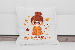 Autumn Gnome with Green Hat Clipart Product Image 2