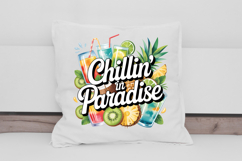 Chillin’ in Paradise Fruit Cocktail Clipart Product Image 3