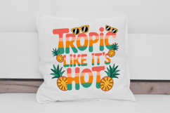 Tropic Like It’s Hot Pineapple Summer Clipart PNG Product Image 2