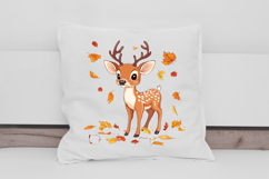 Autumn Kitten with Daisy Clipart Product Image 2
