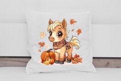 Cute Pony in Scarf Clipart Product Image 2