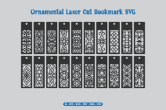 Ornamental Laser Cut Bookmark SVG Product Image 1
