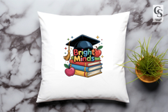Cute Graduation Books Stack Clipart Sublimation PNG Product Image 3