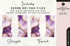 Personalised Name Tumbler Wrap PNG Sublimation | Marble Product Image 2