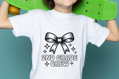 2nd Grade Crew Bow SVG PNG Product Image 3