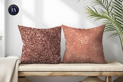 Rose Gold Glitter Seamless Pattern Luxury Digital Paper Product Image 2