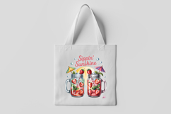 Sippin’ Sunshine Double Jar Summer Clipart Product Image 3