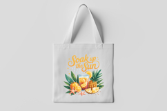Soak Up the Sun Pineapple Citrus Drink Clipart Product Image 3
