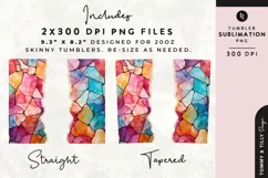 Personalised Name Tumbler Wrap PNG Sublimation | Marble Product Image 2
