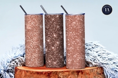 Shiny Rose Gold Sparkling Seamless Art Print Digital Paper Product Image 3