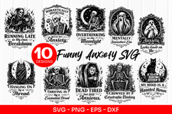 Funny Anxiety SVG Product Image 1