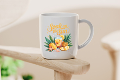 Soak Up the Sun Pineapple Citrus Drink Clipart Product Image 4