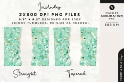 Personalised Name Tumbler Wrap PNG Sublimation | Marble Product Image 2