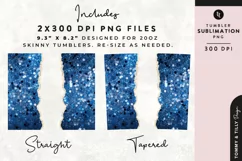 Personalised Name Tumbler Wrap PNG Sublimation | Glitter Product Image 2
