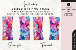Personalised Name Tumbler Wrap PNG Sublimation | Marble Product Image 2