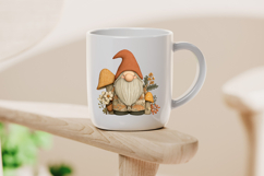 Autumn Gnome with Flowers Clipart Product Image 4